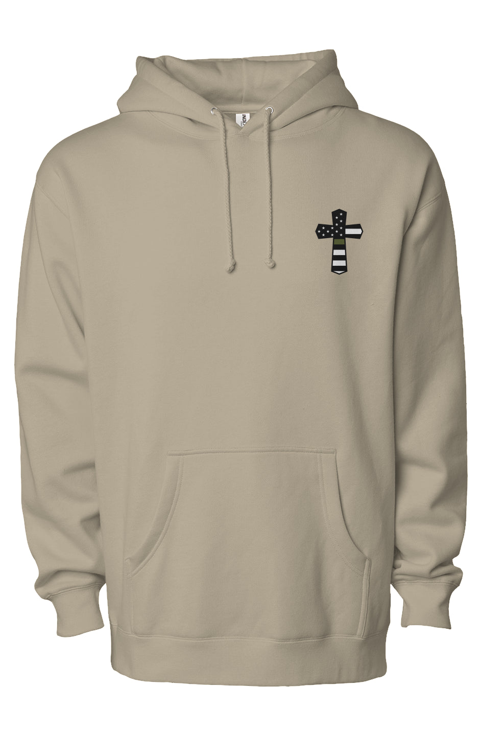 God N Country Protect Green Line Hoodie